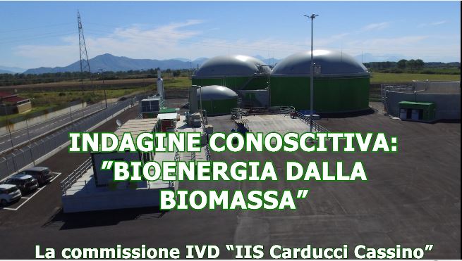 Utilizzo delle biomasse per la produzione di Bio-energia: indagine conoscitiva e impatto ambientale sul territorio del Cassinate