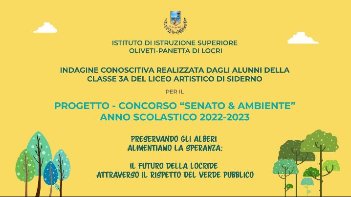 Preservando gli alberi alimentiamo la speranza: il futuro della Locride attraverso il rispetto del verde pubblico