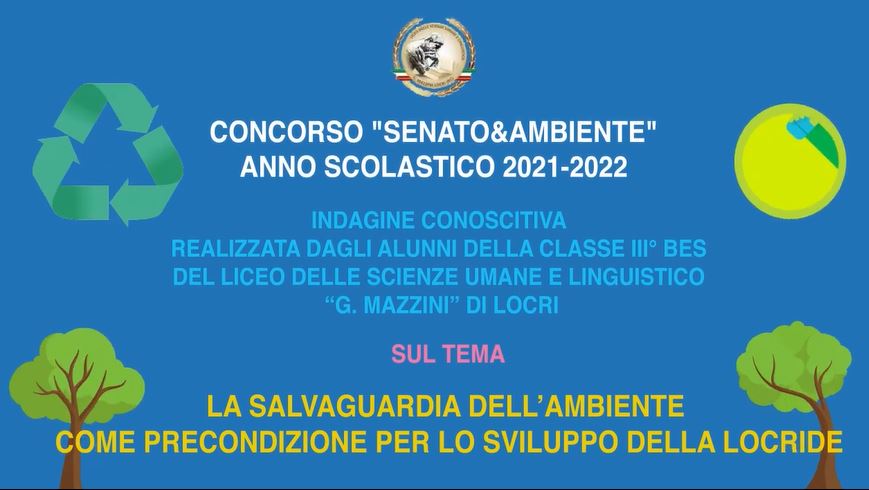 La salvaguardia dell’ambiente come precondizione per lo sviluppo della Locride. Indagine conoscitiva sul ciclo dei rifiuti nel nostro territorio