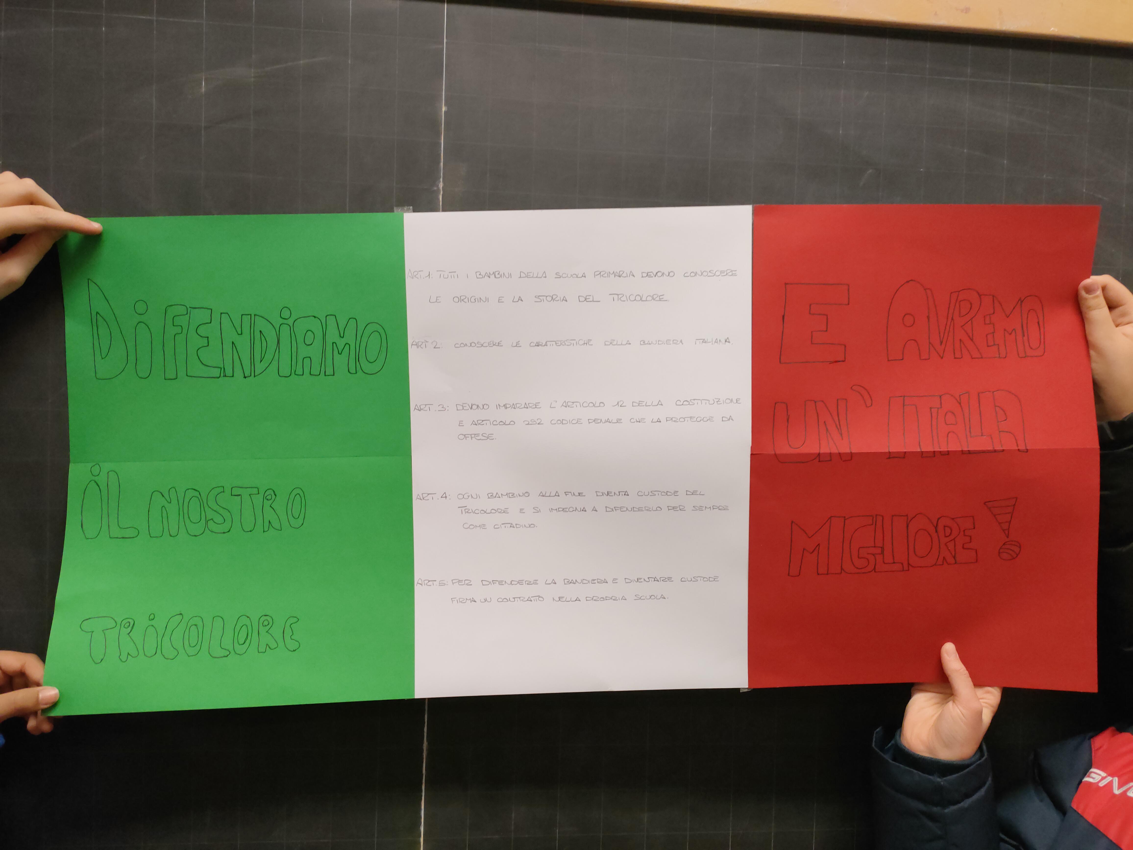 DIFENDIAMO IL TRICOLORE E AVREMO UN'ITALIA MIGLIORE!