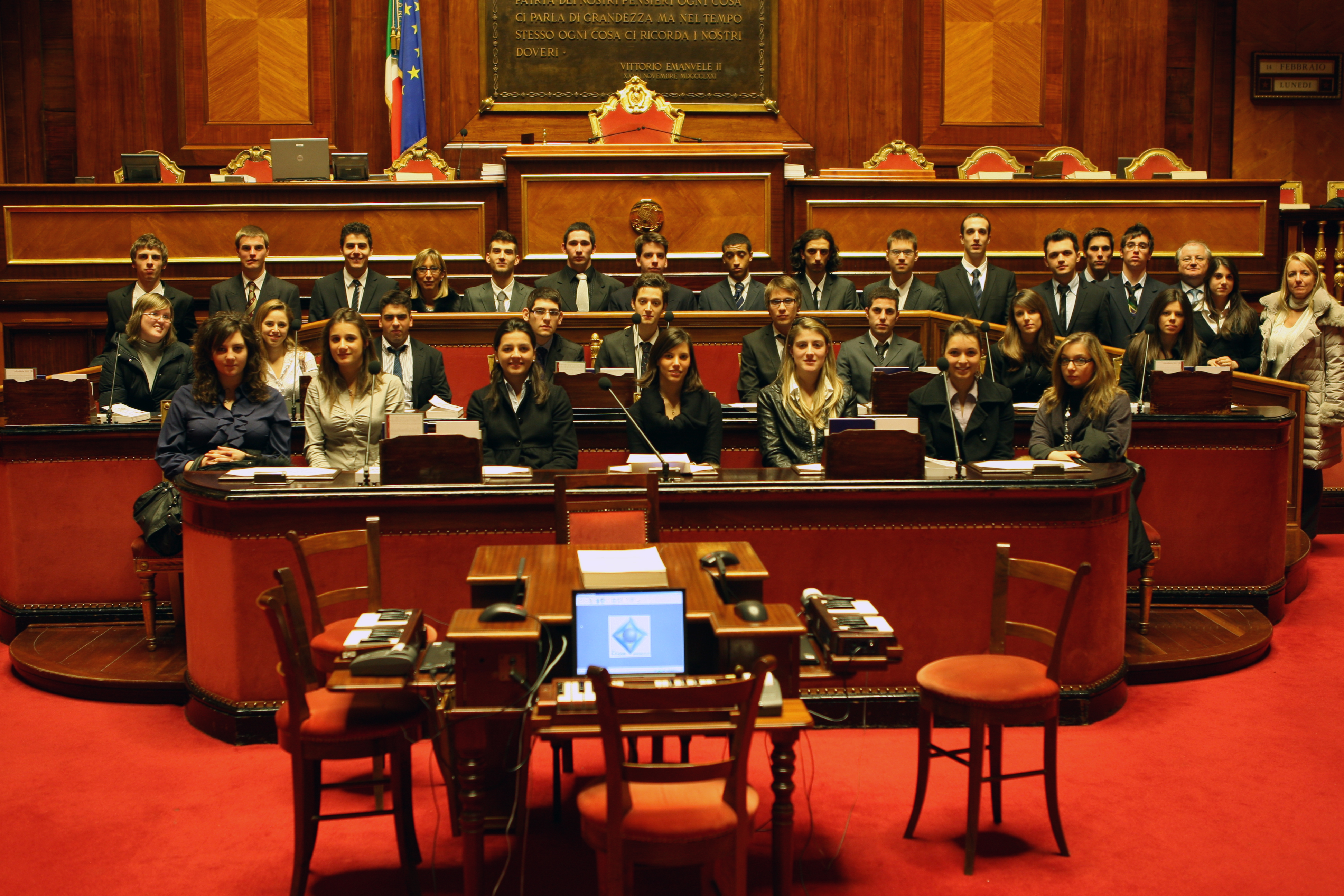 Un giorno in Senato, anno scolastico 2010-2011