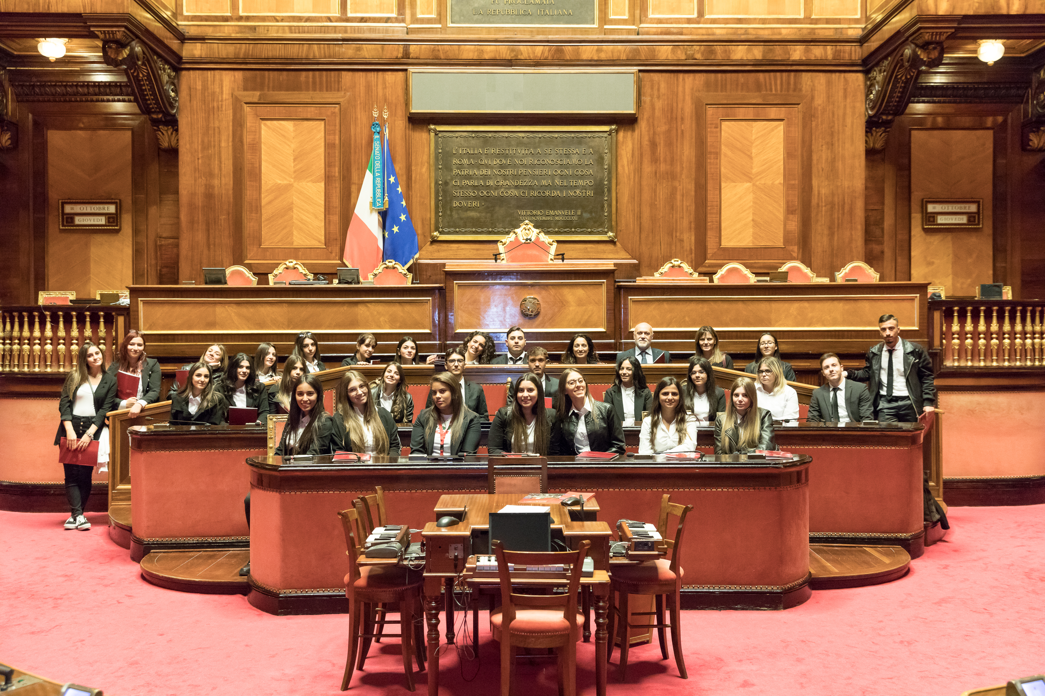 "Un giorno in Senato", anno scolastico 2017-2018