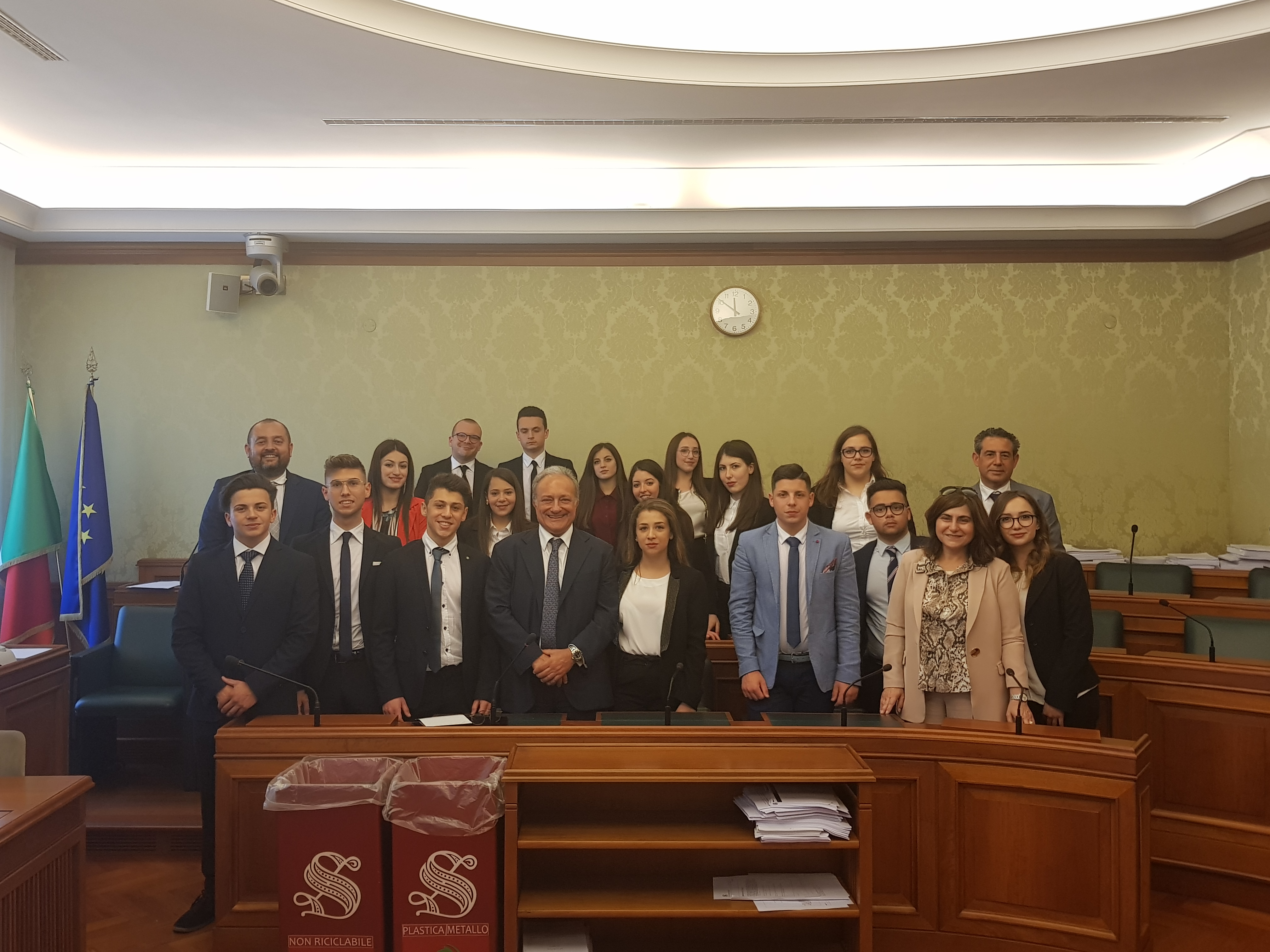 A Scuola di Open Coesione - Gli studenti in Senato