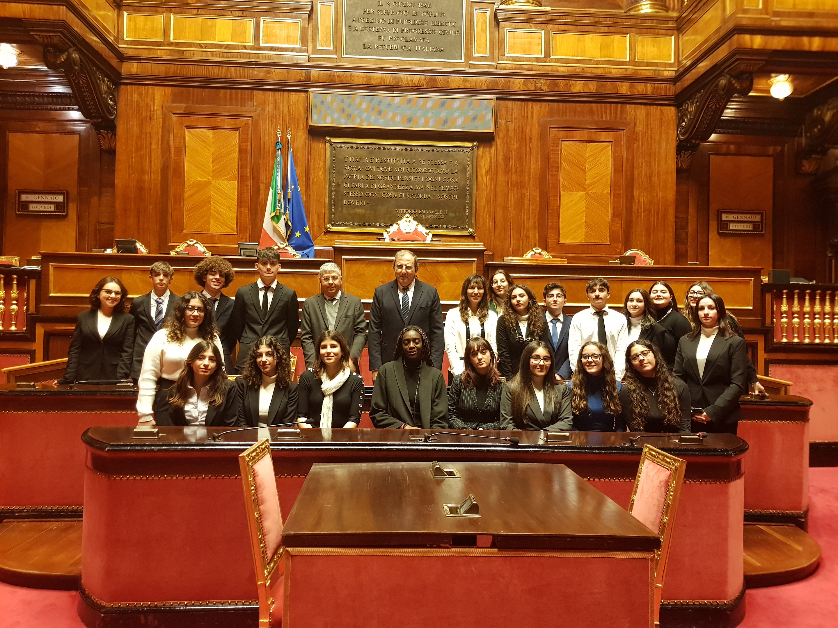 Un giorno in Senato, Liceo Quintino Cataudella di Scicli (Ragusa) - 23 - 24 gennaio 2023