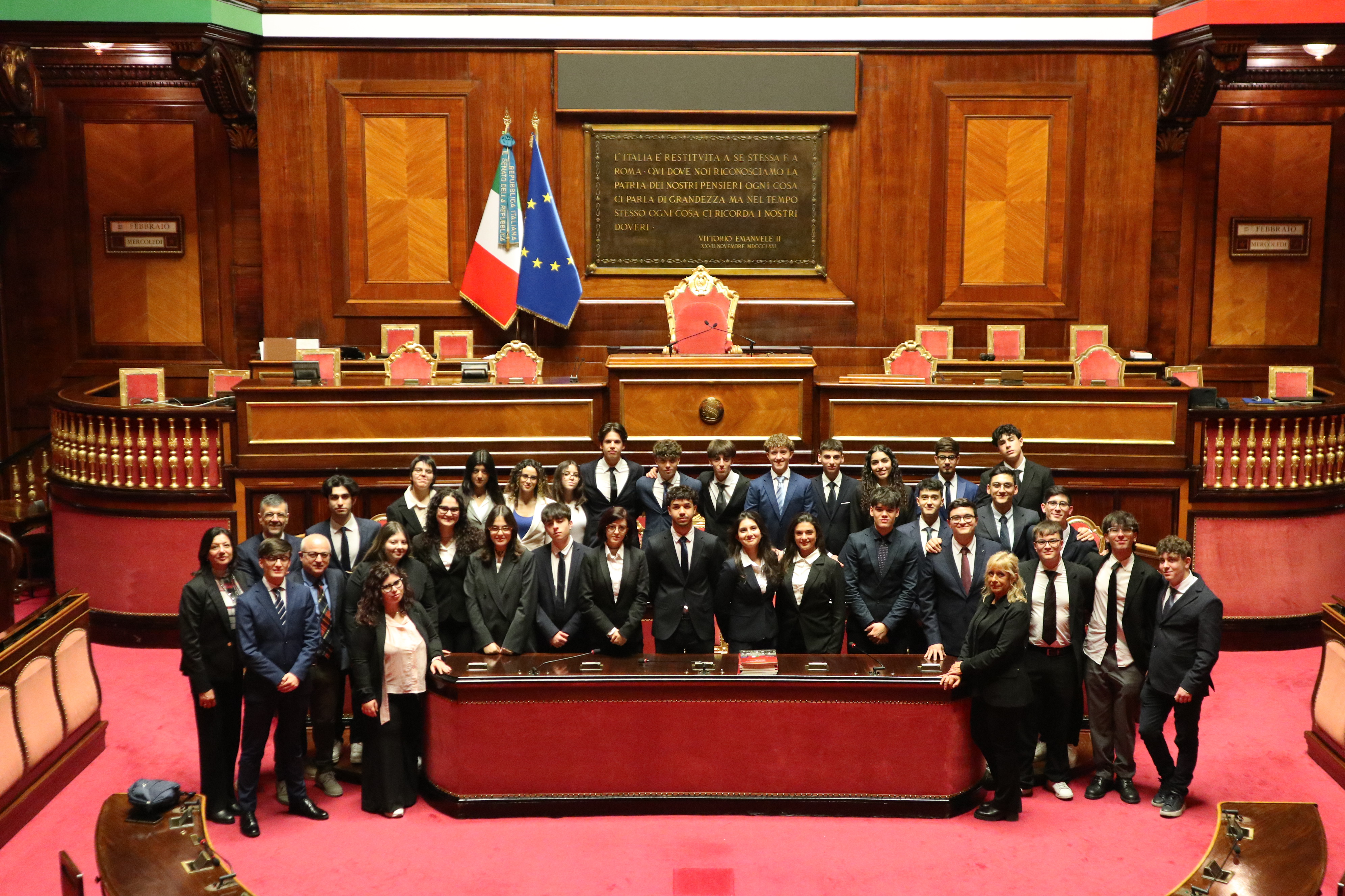 Un giorno in Senato, a. s. 2024-2025 – Istituto di Istruzione Superiore "Concetto Marchesi" di Mascalucia (Catania) - 2 e 3 marzo 2026