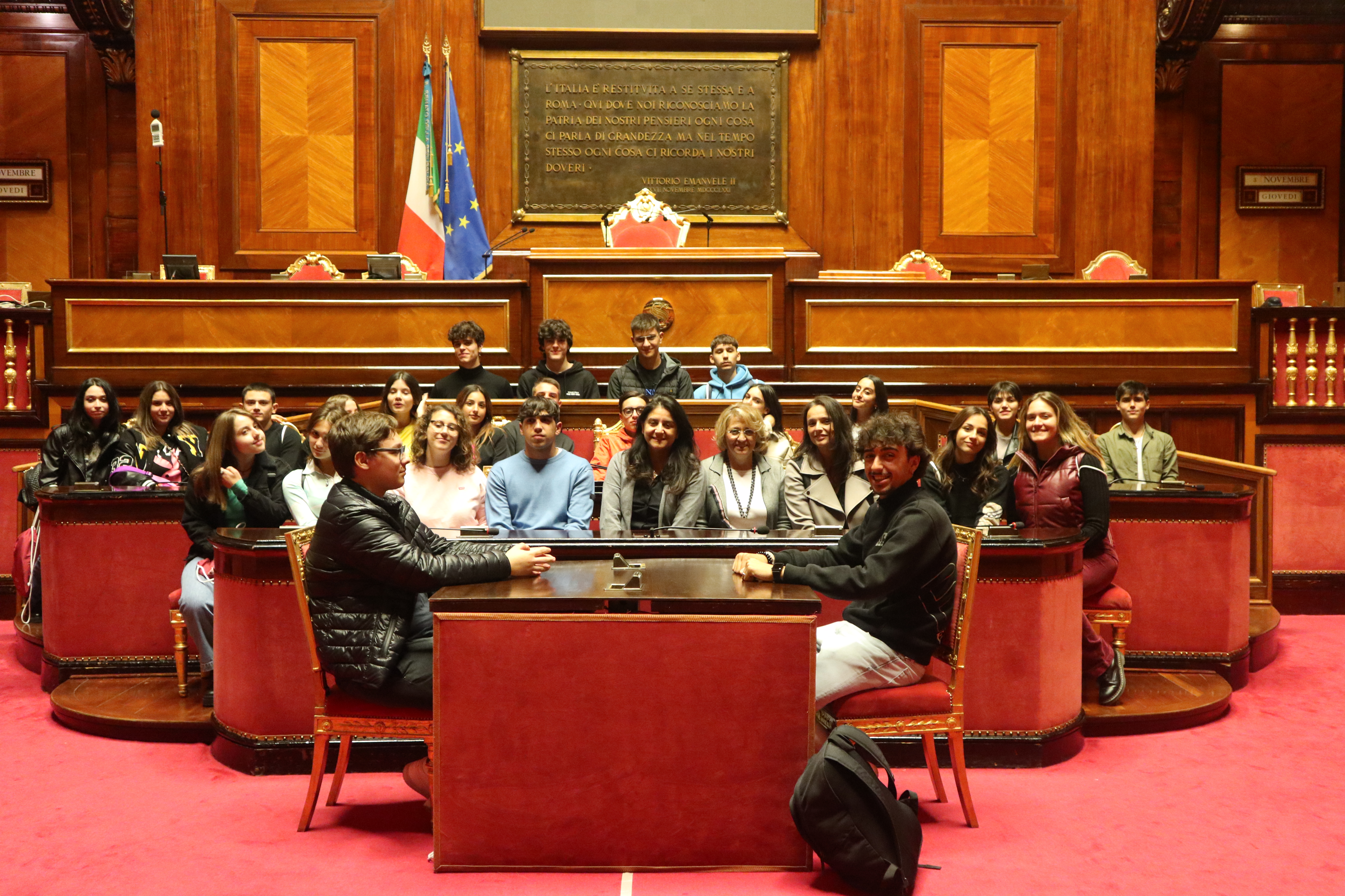 Un giorno in Senato, Liceo Don Carlo La Mura di Angri (Salerno) - 7 e 8 novembre 2022