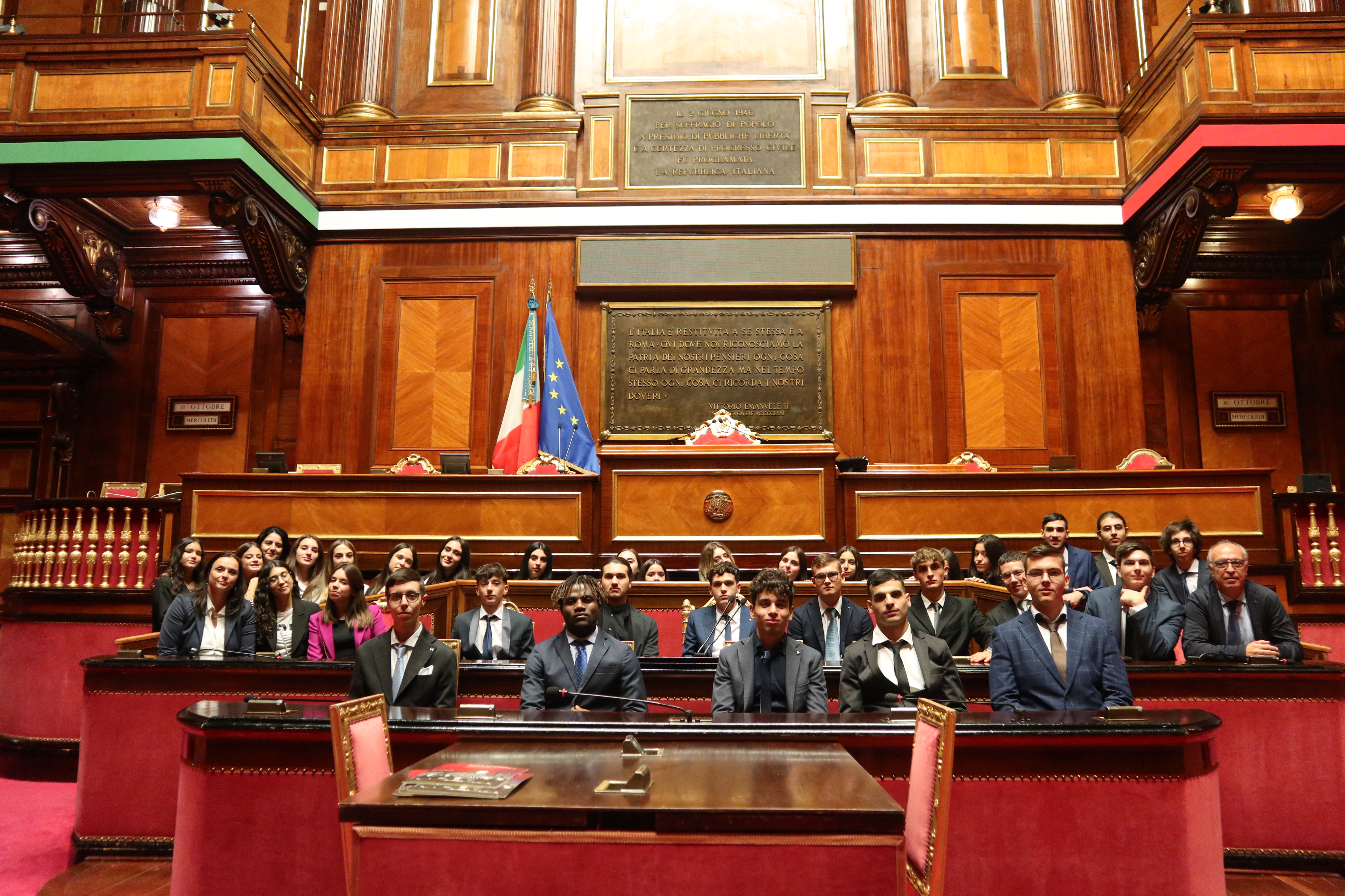 Un giorno in Senato, Liceo Don Carlo La Mura di Angri (Salerno) - 23 e 24 ottobre 2023