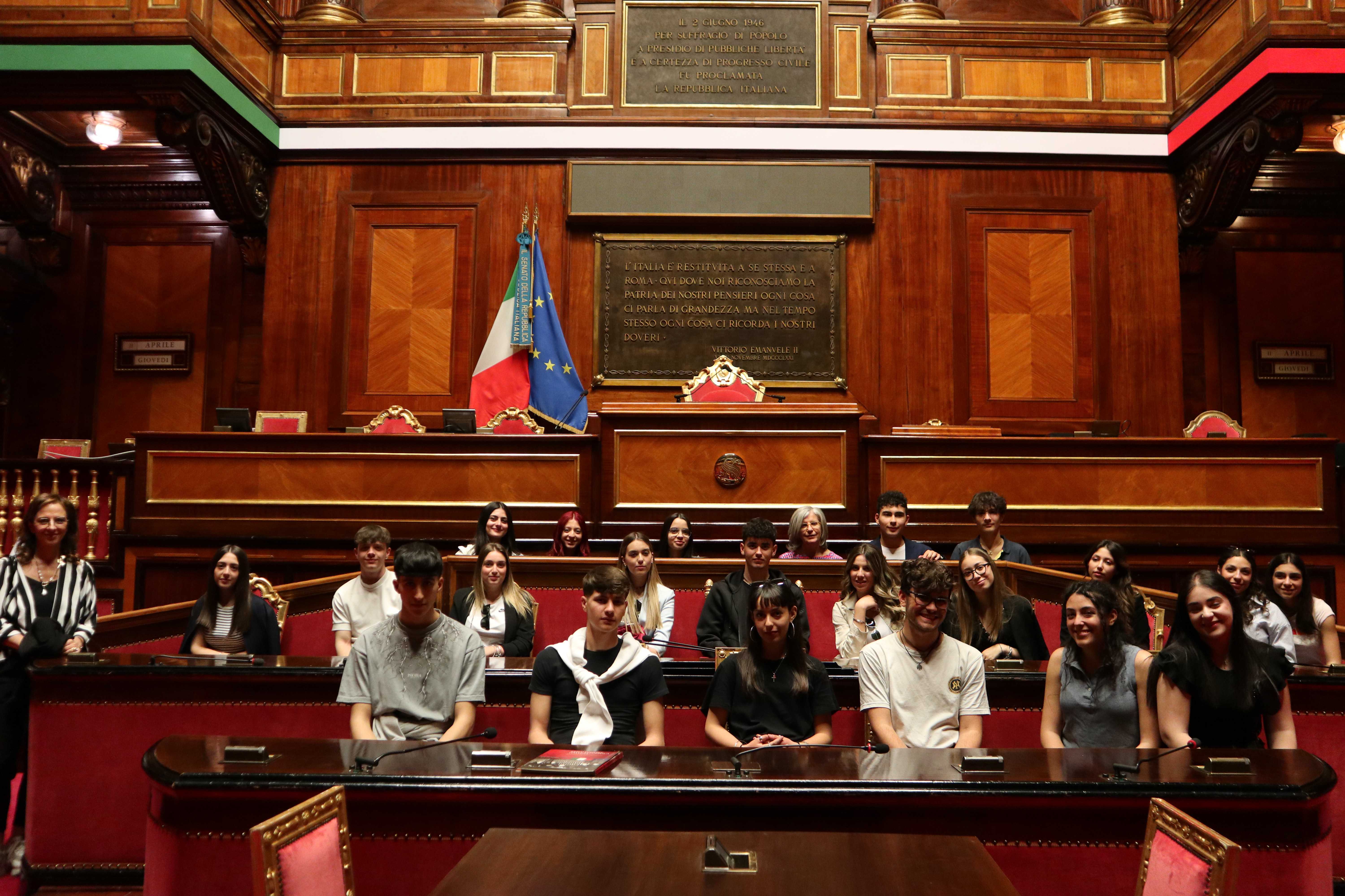 Un giorno in Senato, Liceo Classico Q. Orazio Flacco di Potenza - 15 e 16 aprile 2024