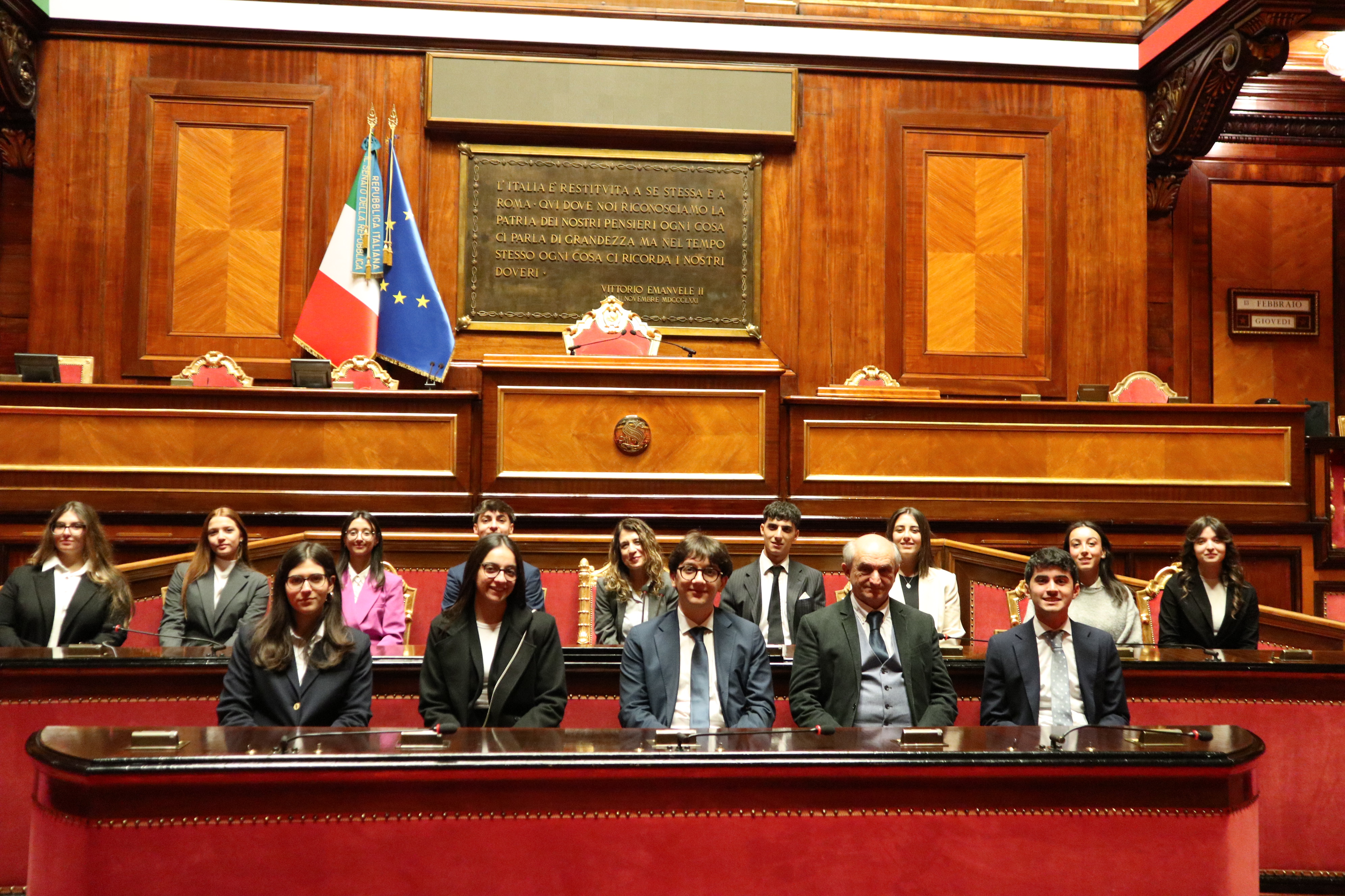 Un giorno in Senato, a. s. 2023-2024 - Liceo Classico Maurolico di Messina - 17 e 18 febbraio 2025