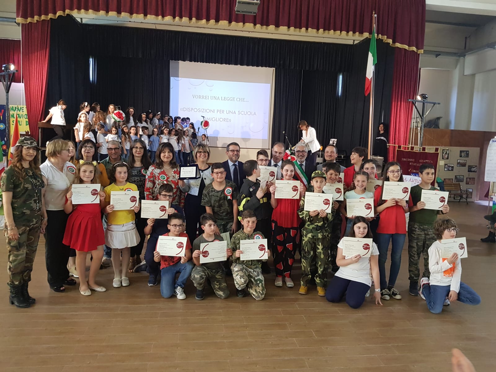 "Vorrei una legge che..." - La premiazione della Direzione Didattica II circolo "Ruggero Settimo" di Castelvetrano (Trapani)