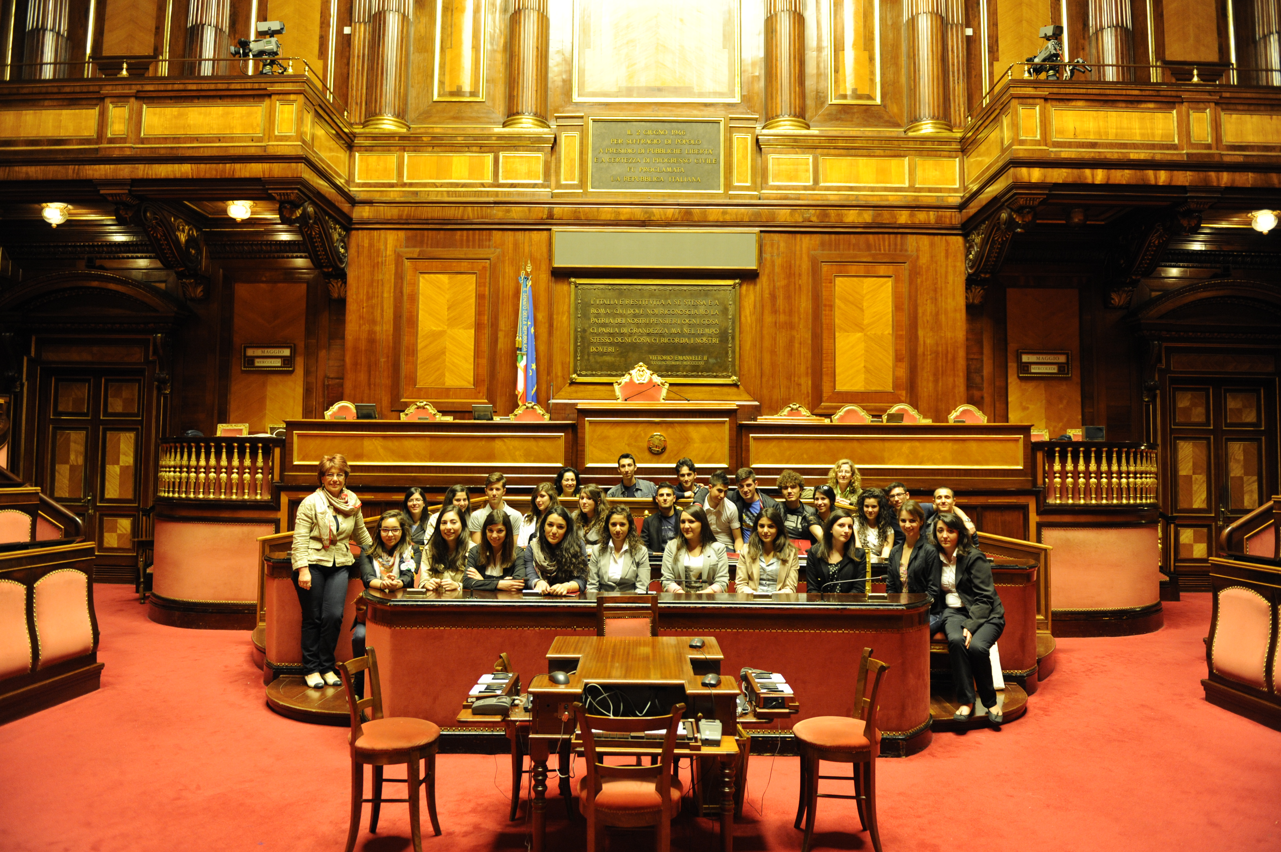 Un giorno in Senato,  7 e 8 maggio 2012