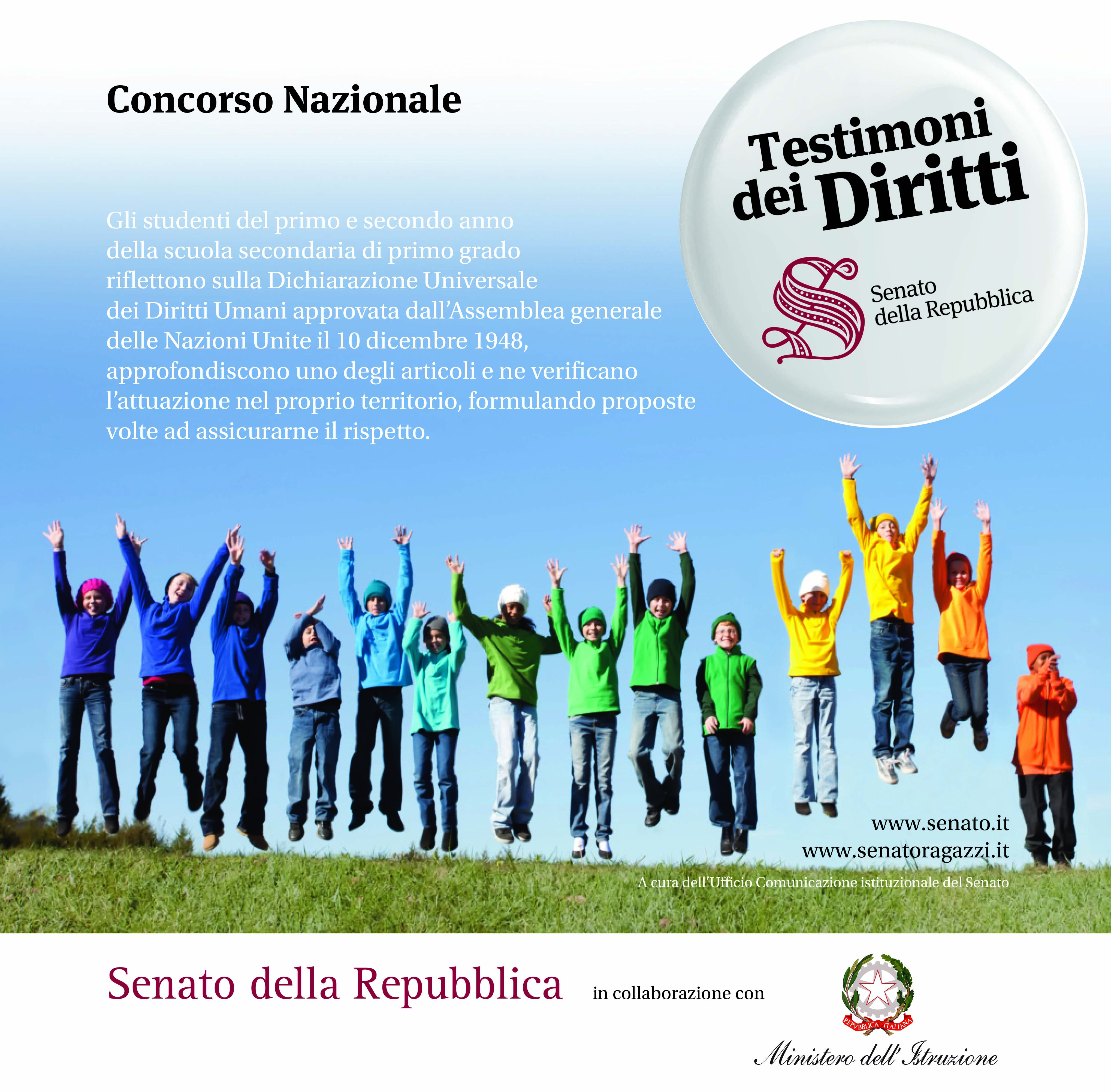 "Testimoni dei Diritti", a.s. 2022-2023: ecco i progetti selezionati