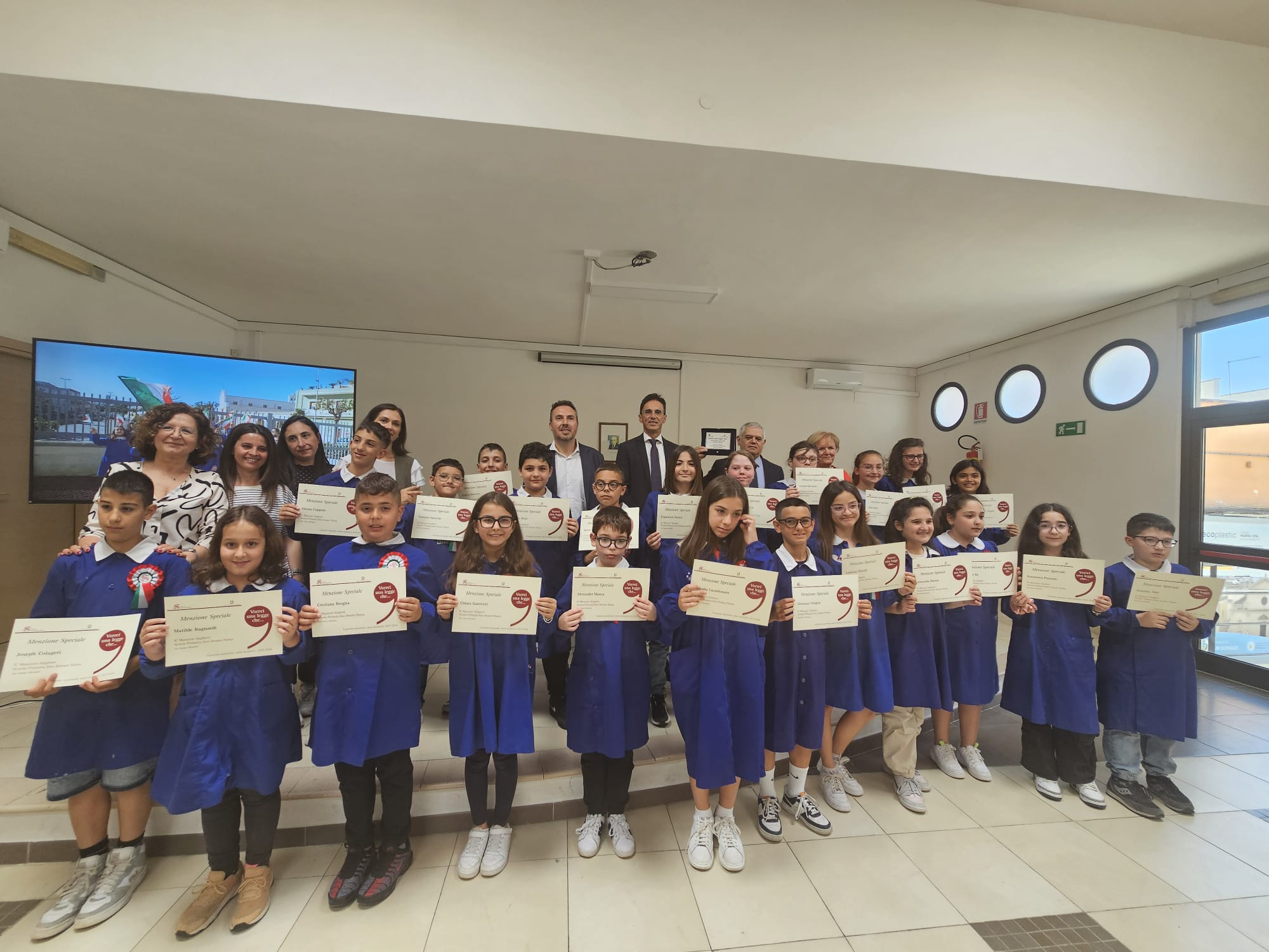 "Vorrei una legge che...", a. s. 2023-2024 - Premiazione delle scuole meritevoli di Menzione Speciale